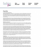 Политика конфиденциальности