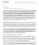 Политика конфиденциальности